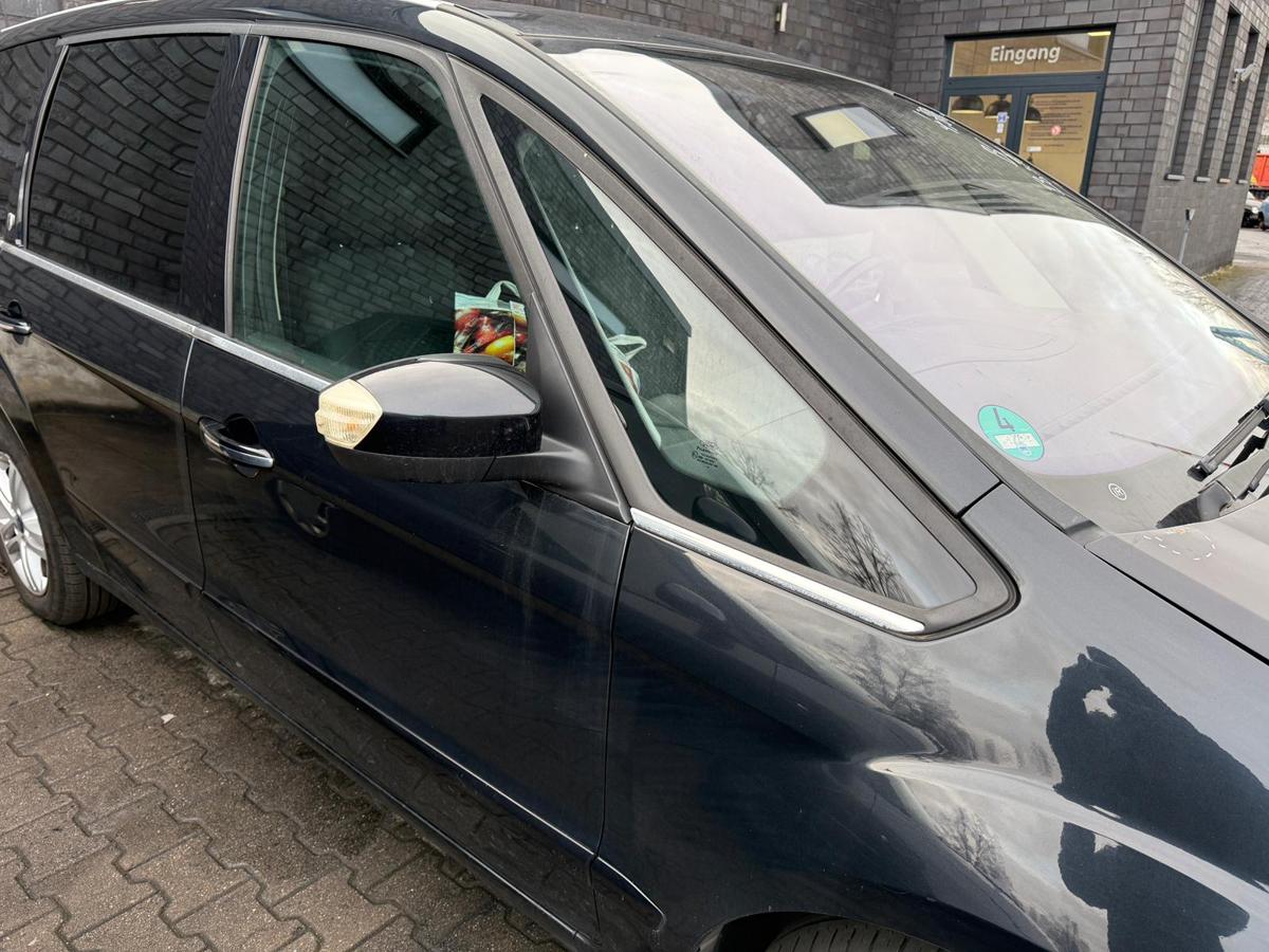 Ford Galaxy 2 WA6 original T&uuml;r vorn rechts Panther Schwarz Rohbau BJ09